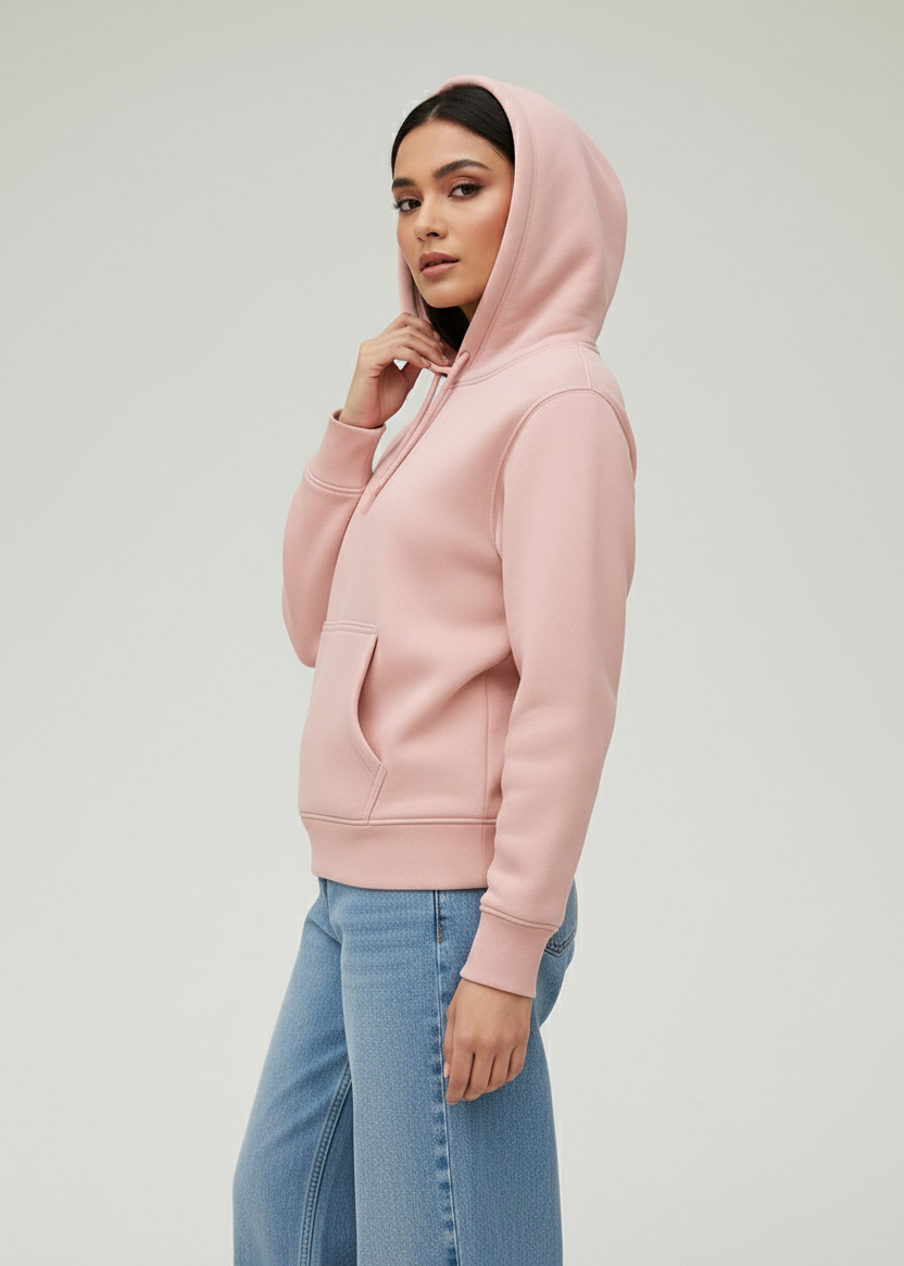 Hoodie - Baby Pink - Image 2